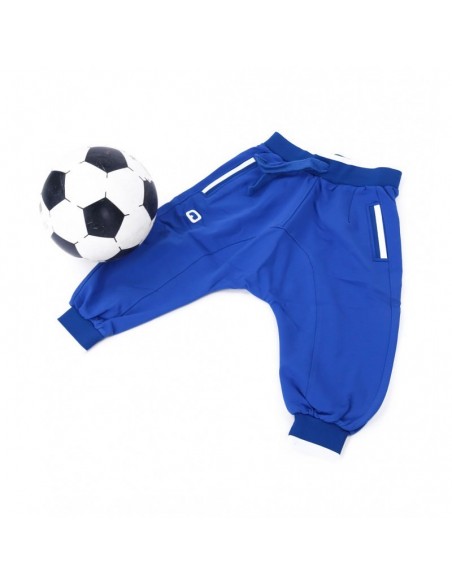 Koningsblauwe qaba'il saroual voor kinderen