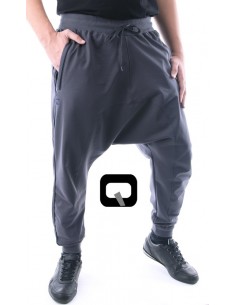 Saroual Qaba'il dark grey with black stripes