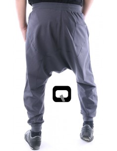 Saroual Qaba'il dark grey with black stripes 2