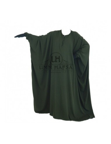 abaya umm hafsa vlinder kaki