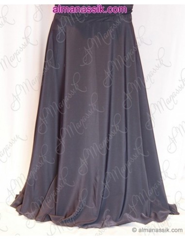 Jilbab al manassik houtskool grijs