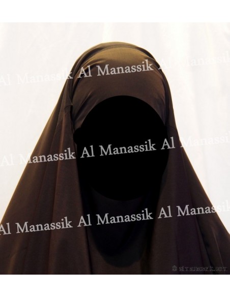 Jilbab 2 stuks al manassik zwart