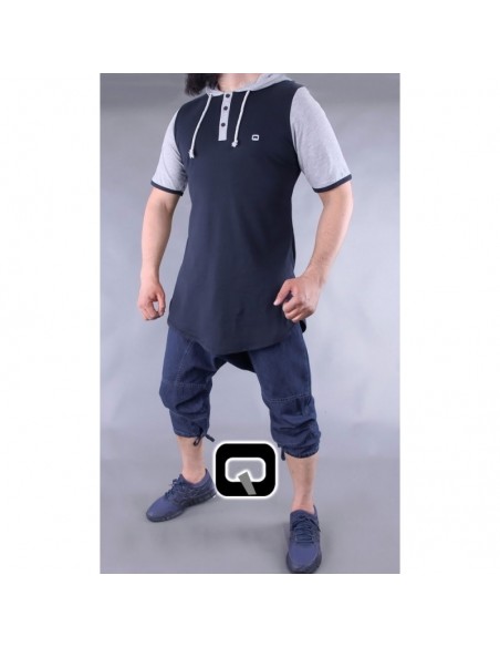 QABA'IL BLAUW T-SHIRT