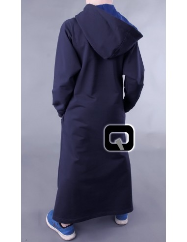 CHILDREN'S QAMIS QABA'IL VORTEX NAVY BLUE