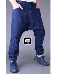 Saroual Qaba'il Jean Volgende Ruw Blauw