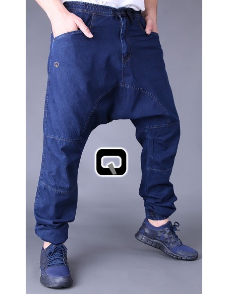 Saroual Qaba'il Jean Volgende Ruw Blauw