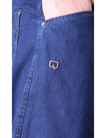 Saroual Qaba'il Jean Volgende Ruw Blauw