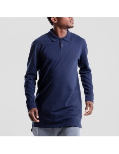 DC jeans Lange Mouw Polo Navy 2018
