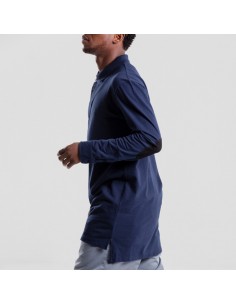 DC jeans Lange Mouw Polo Navy 2018 2