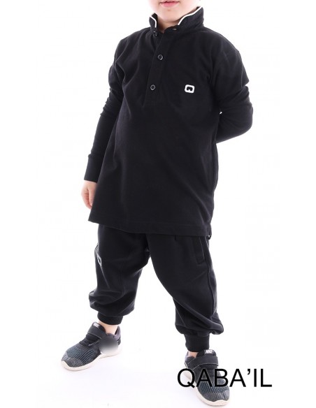 Qaba'il Child Polo Black