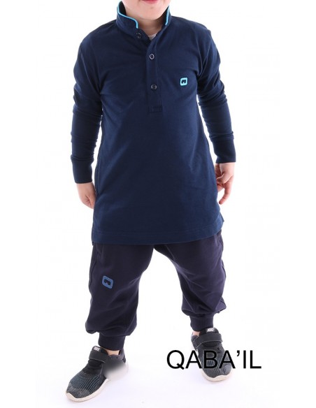Polo Qaba'il Kind Nachtblau