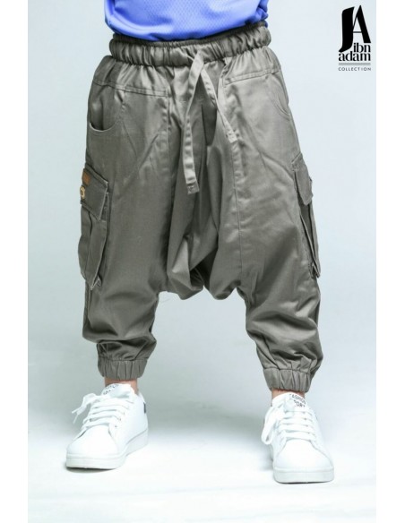 Children's Battle Saroual Khaki -Ibn Adam