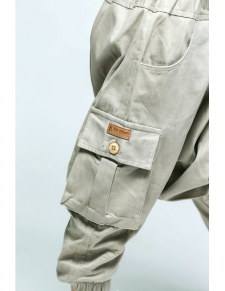 Children's Battle Beige Saroual -Ibn Adam