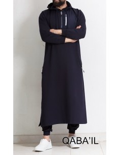 Qamis qaba'il atletisch middernachtblauw