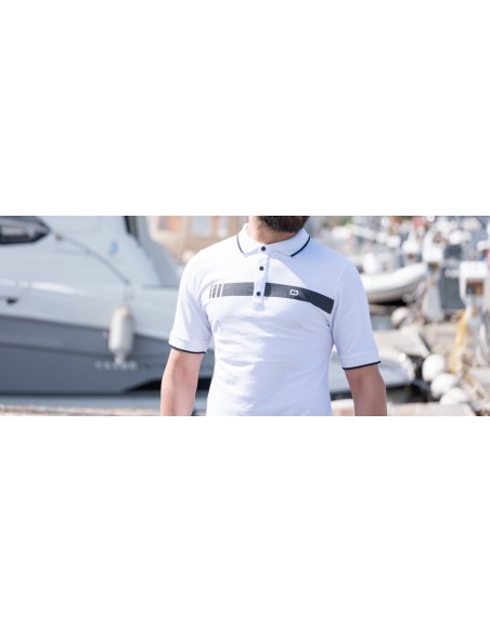 Wit poloshirt - Qabail