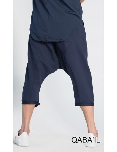 Saroual Pantacourt Nautik Blauw-Qaba'il