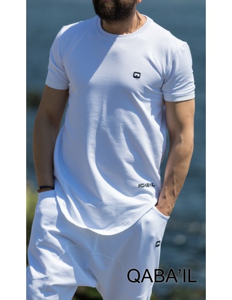 Wit T-shirt Nautik -Qaba'il