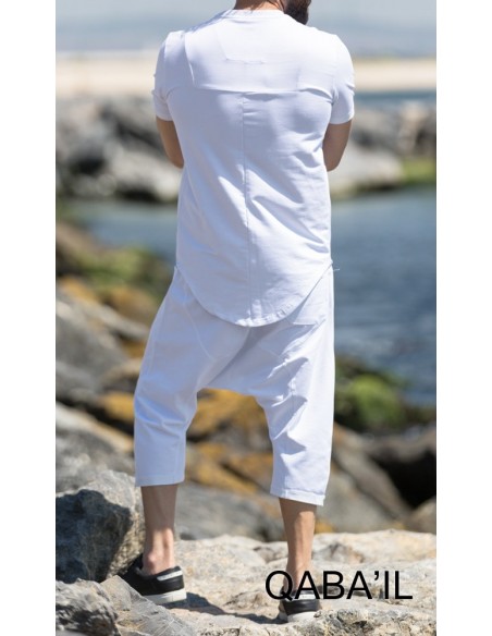 Wit T-shirt Nautik -Qaba'il
