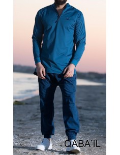 Sweat Longline Pétrole -Qaba'il