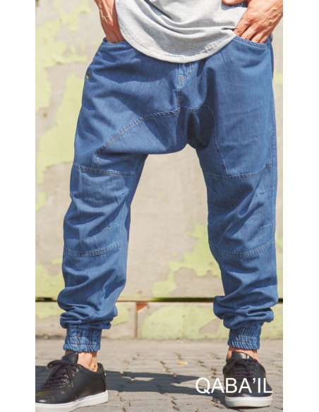 Saroual Jeans Volgende Lichtblauw -Qaba'il