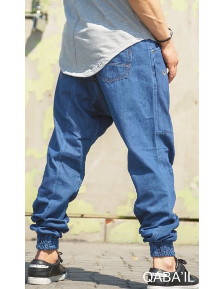 Saroual Jeans Volgende Lichtblauw -Qaba'il