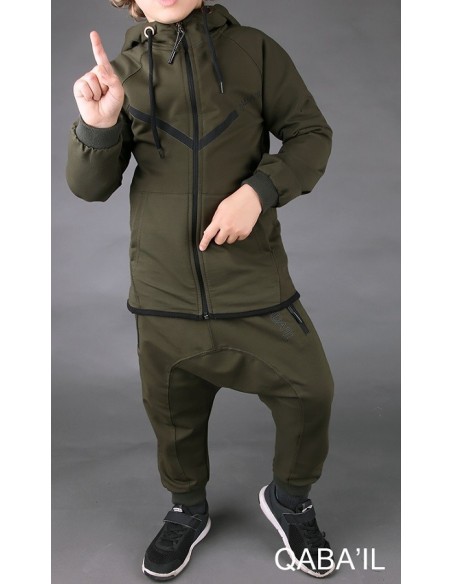 Kinder trainingspak Legende Neo Kaki- Qaba'il