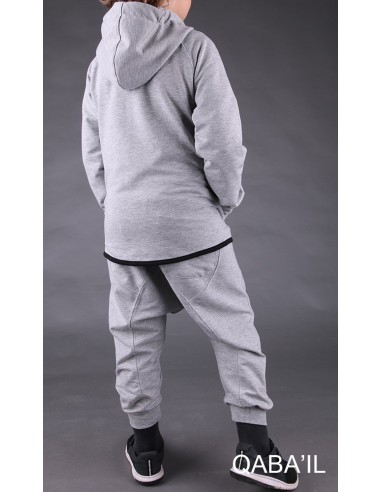 Children's tracksuit Legend Neo Grey- Qaba'il
