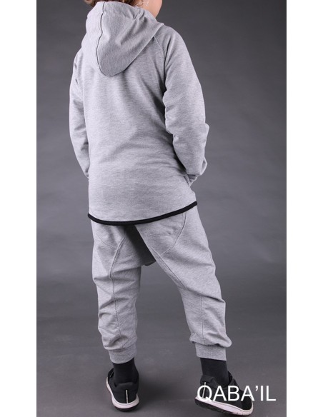 Children's tracksuit Legend Neo Grey- Qaba'il