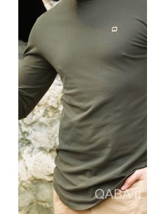 Sweater met lange mouwen Kaki-Qabail 2