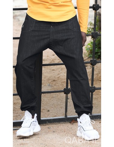 Sarouel Pants Jeans Schwarz Qaba'il