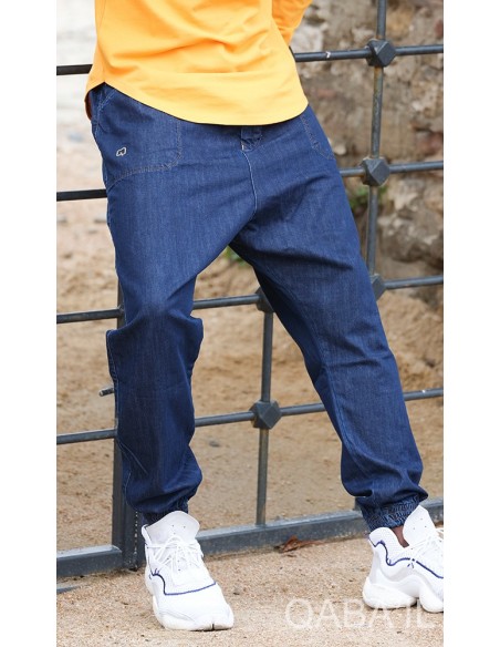 Saroual Broek Jeans Blauw-Qaba'il