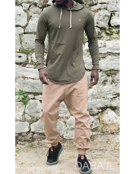 Kaki-Qaba'il Long Sleeve Tee Shirt