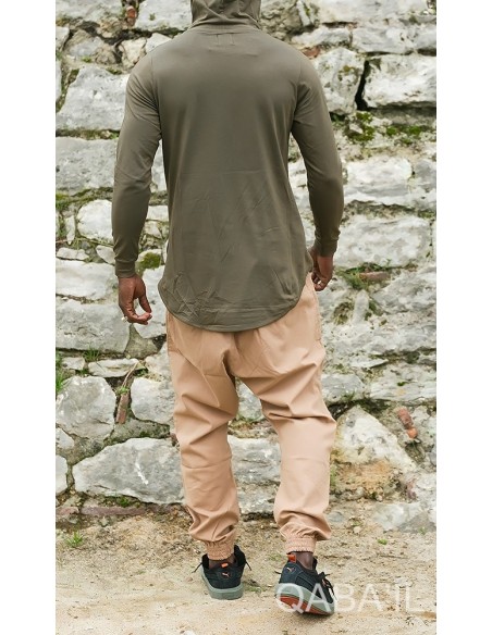 Kaki-Qaba'il Long Sleeve Tee Shirt