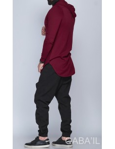 Tee Shirt Manches Longues Bordeaux-Qaba'il 2