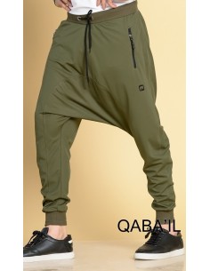 Saroual Jogging Long Kaki-Qaba'il