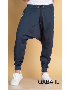 Long blue Jogging saroual -Qaba'il