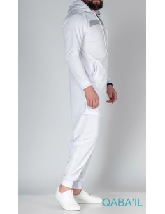 Qamis Vortex White-Qaba'il set 2