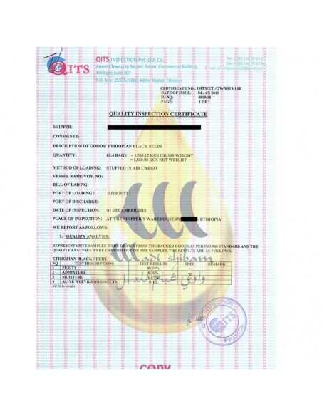 Habachia Nigella poeder (Ethiopië)