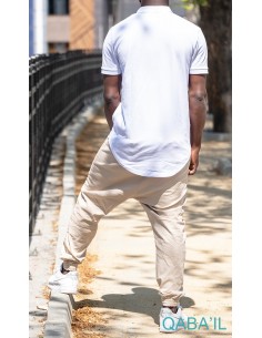 Polo Zip Blanc-Qaba'il 2