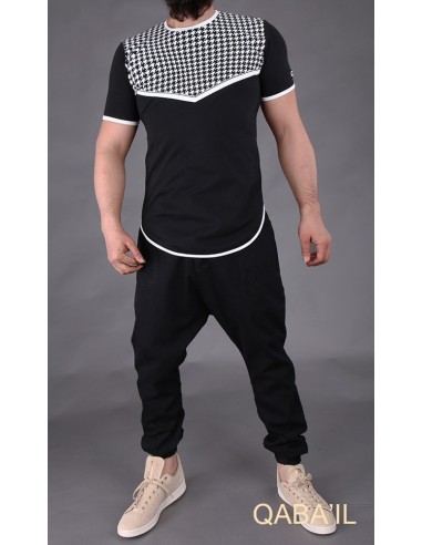 Keffieh T-Shirt Schwarz - Qaba'il