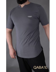 Tee Shirt Level Anthracite-Qaba'il