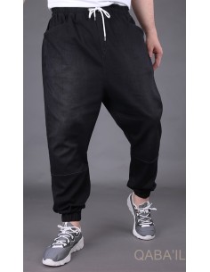 Zwarte stretch jeans Saroual-Qaba'il 2