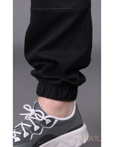 Zwarte stretch jeans Saroual-Qaba'il