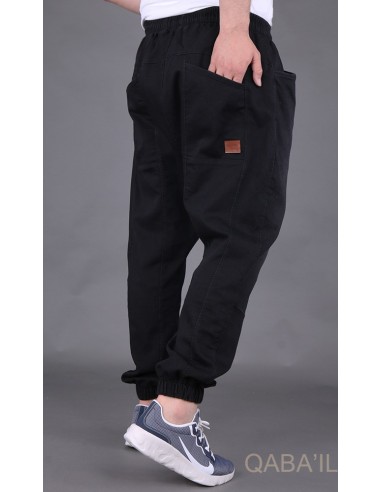 Zwarte stretch jeans Saroual-Qaba'il