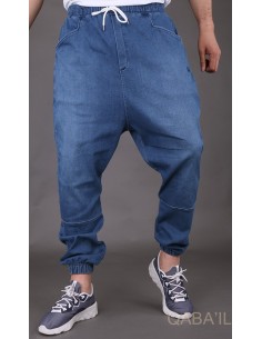 Jeas Stretch light blue saroual-Qaba'il 2