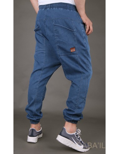 Jeas Stretch Saroual Lichtblauw-Qaba'il