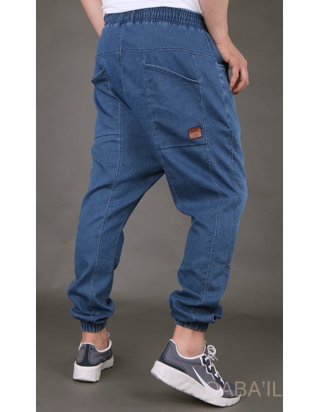 Jeas Stretch Saroual Lichtblauw-Qaba'il