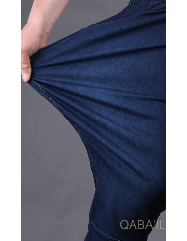 Sarouel Jeans Stretch Dunkelblau -Qaba'il