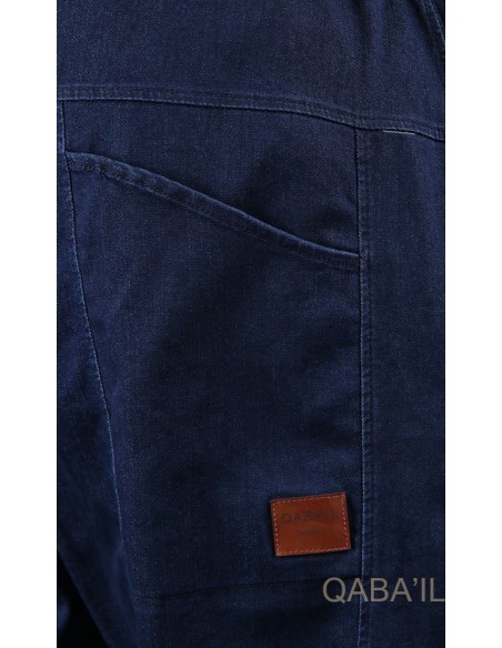 Sarouel Jeans Stretch Dunkelblau -Qaba'il