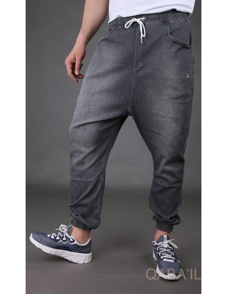 Saroual Jeans Stretch Grey -Qaba'il